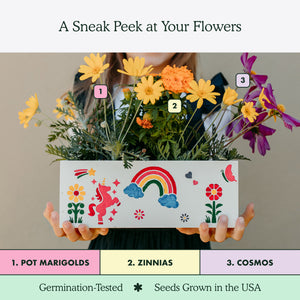 Garden Republic Jnr Kids Paint & Plant Flower Growing Kit