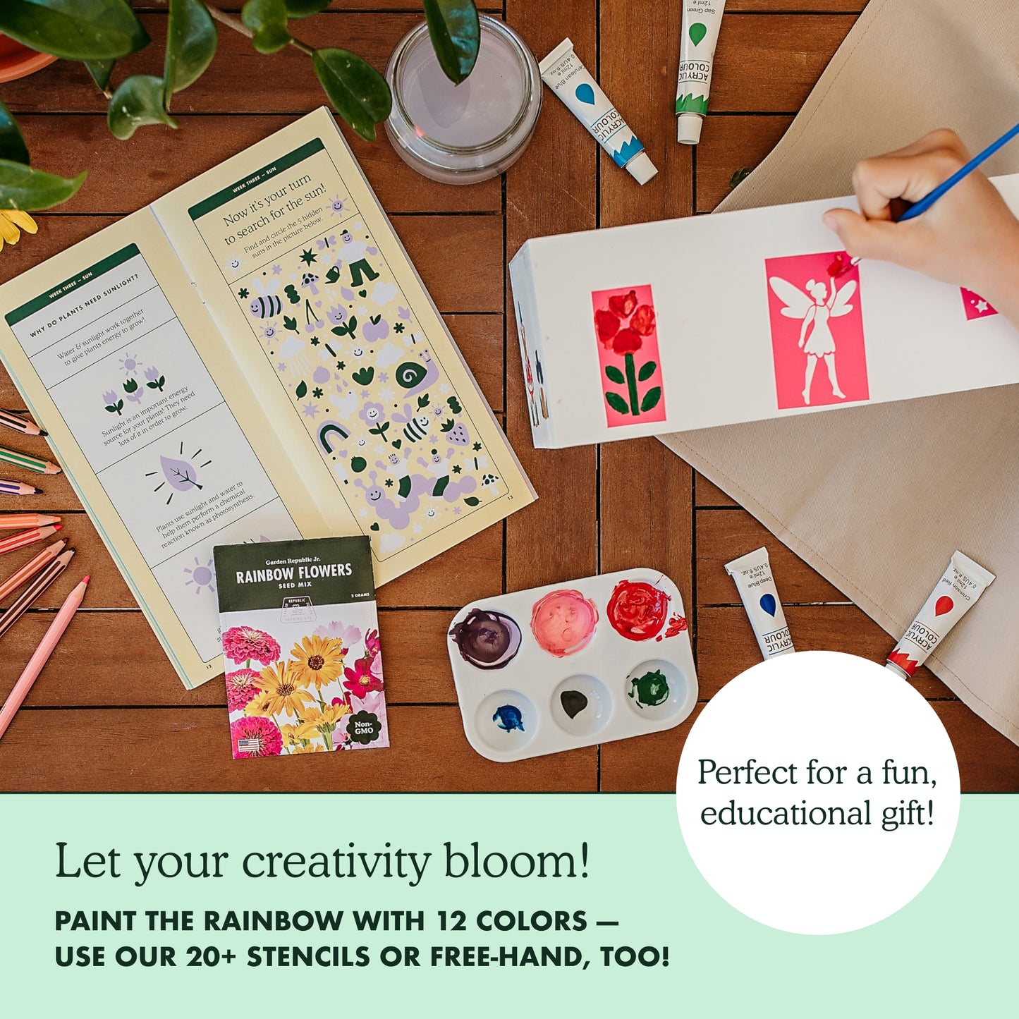Garden Republic Junior Paint & Plant Kit
